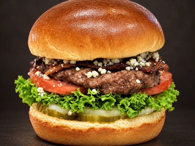 Blue Cheese Bacon Burger