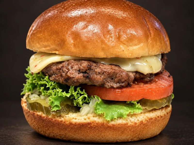 Pepper Jack Cheeseburger