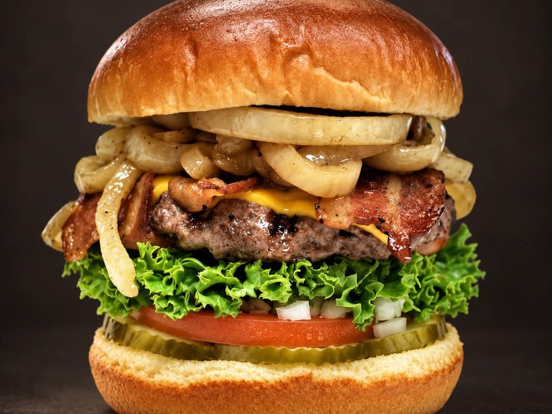 Red Wagon Bacon Cheeseburger