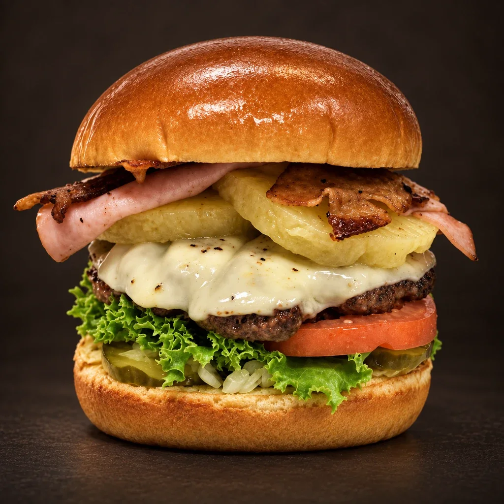 Hawaiian Bacon Cheeseburger