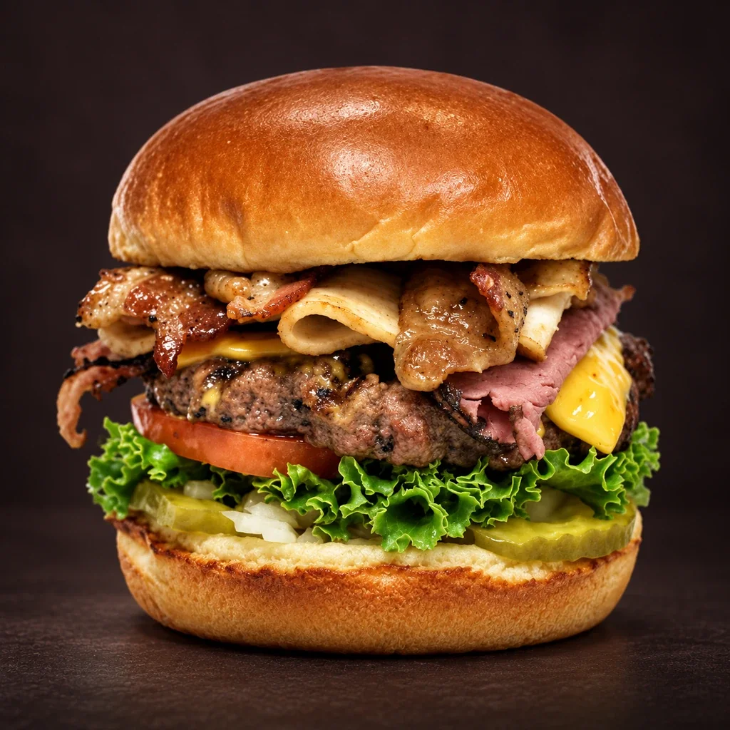 Monster Bacon Cheeseburger